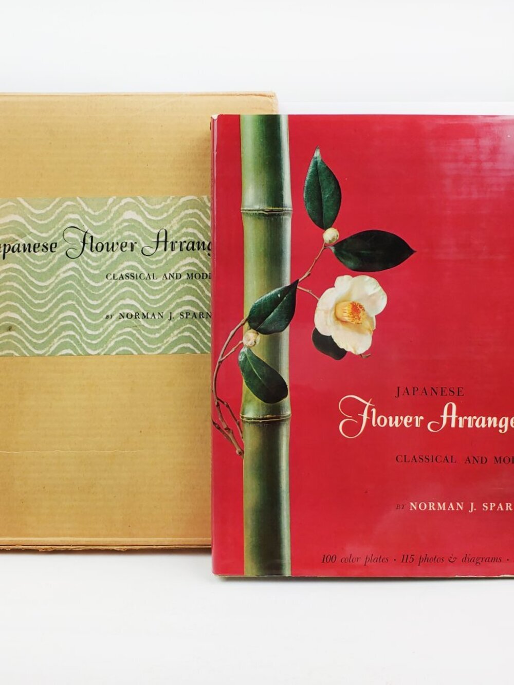 Japanese Flower Arrangement Ikebana Book Vintage 1963 Classical Modern Sparnon